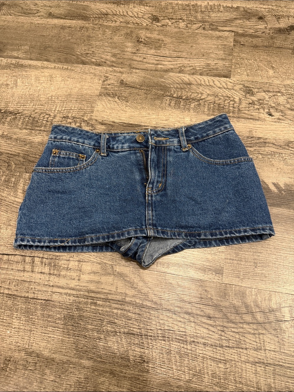 Edikted Denim Blue Women's Skort